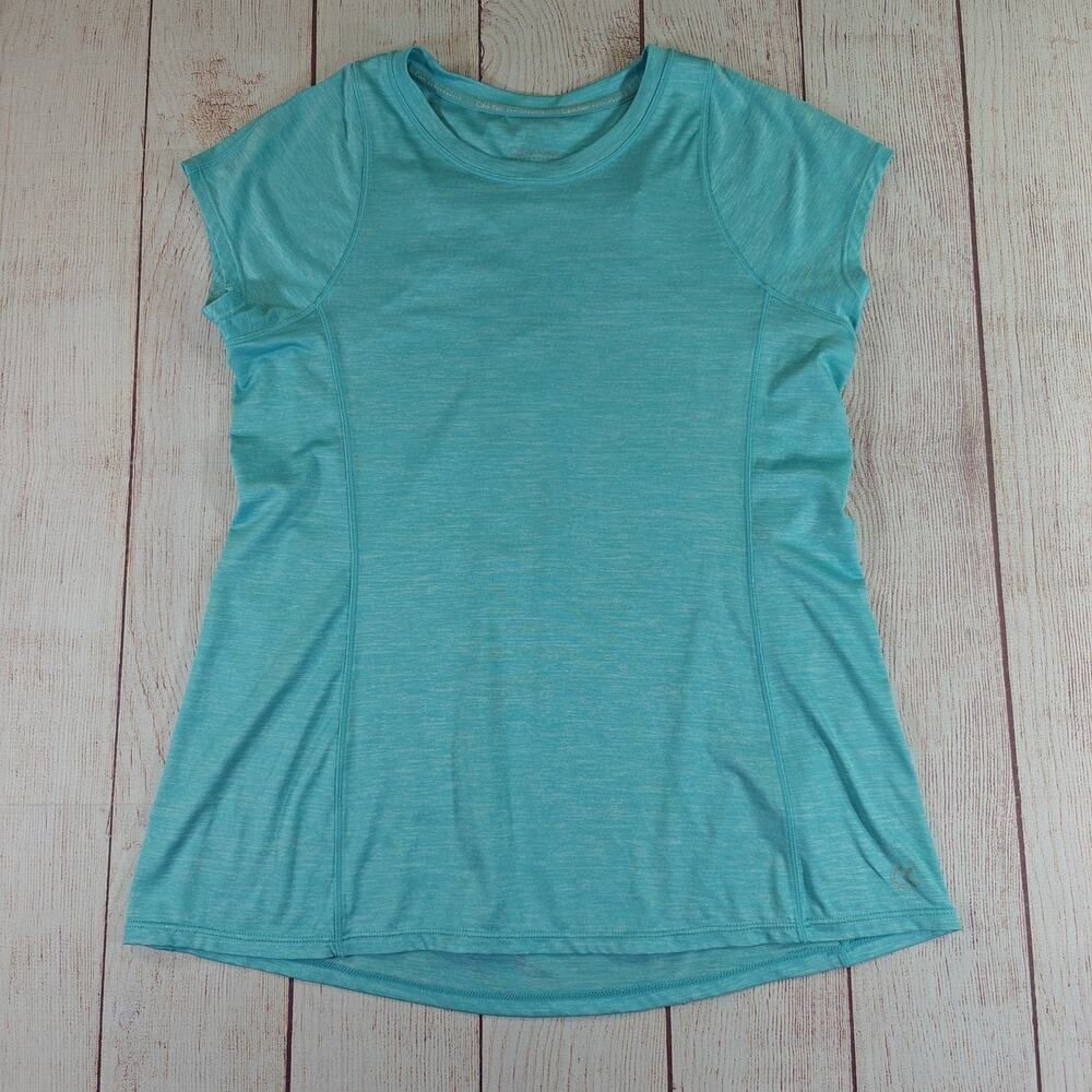 Calvin Klein Performance Dry pleated back active tee sz XS - Picture 5 of 8